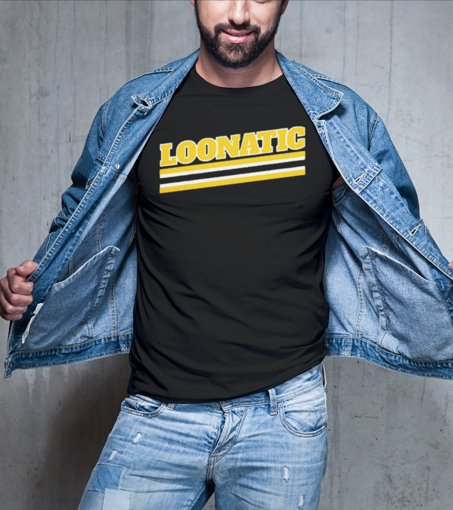 LOONATIC Bold Yellow Stripes T-Shirt