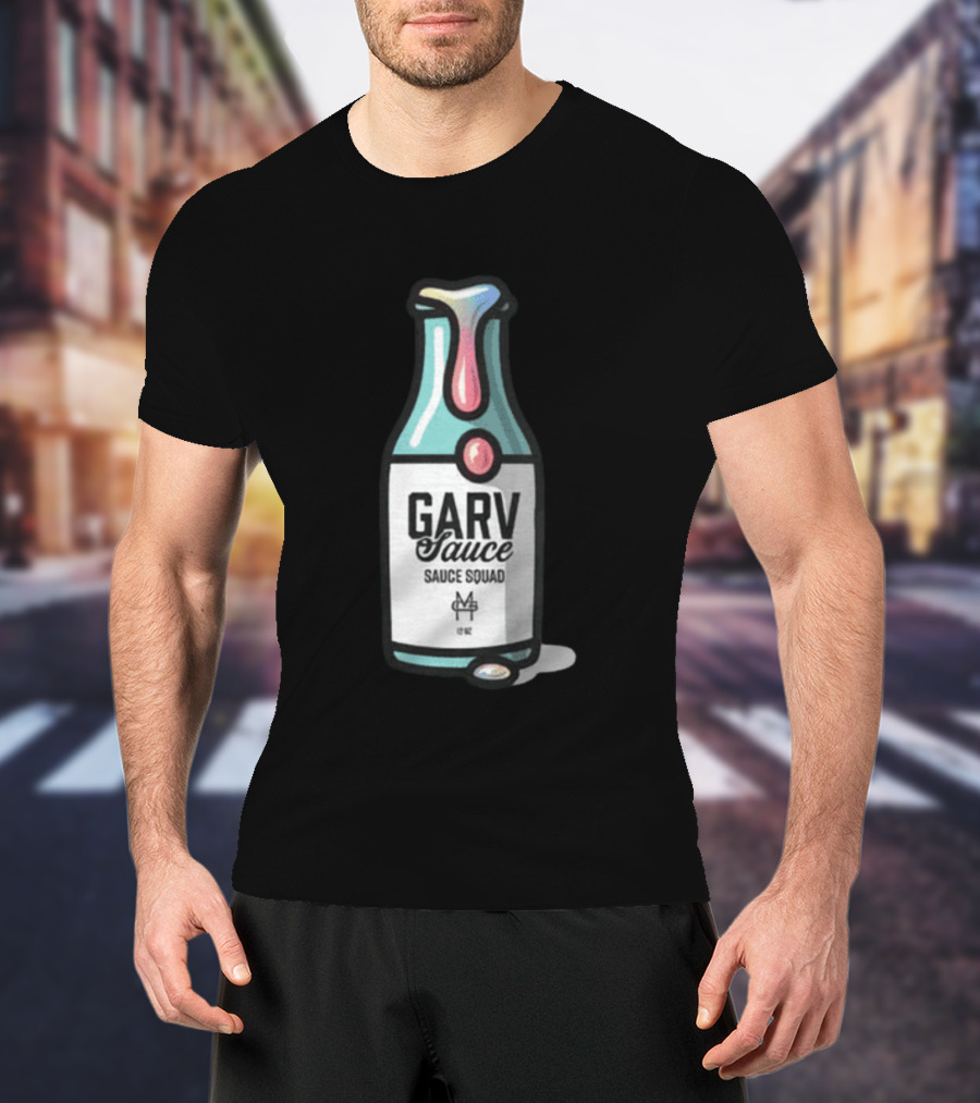 GARV Sauce Bottle Sauce Squad 12 OZ T-Shirt