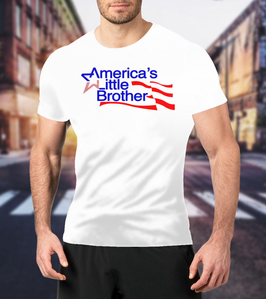 America’s Little Brother Star And Stripes T-Shirt