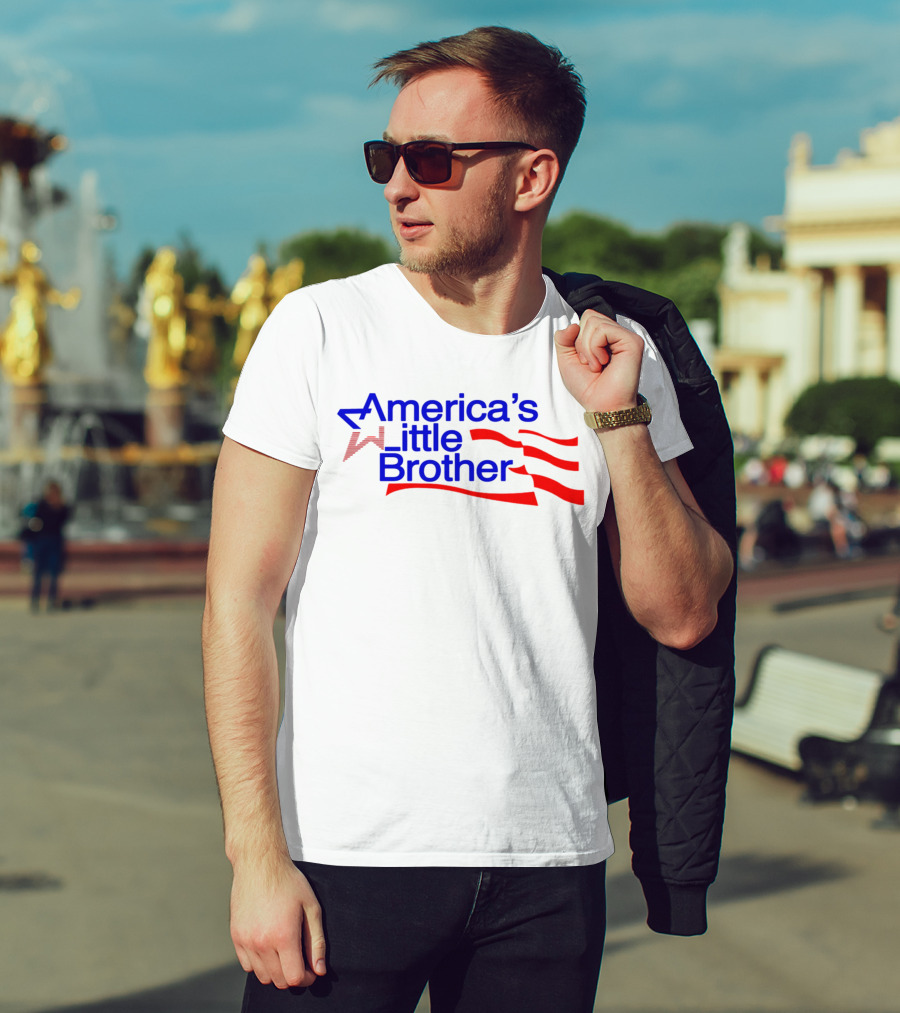 America’s Little Brother Star And Stripes T-Shirt