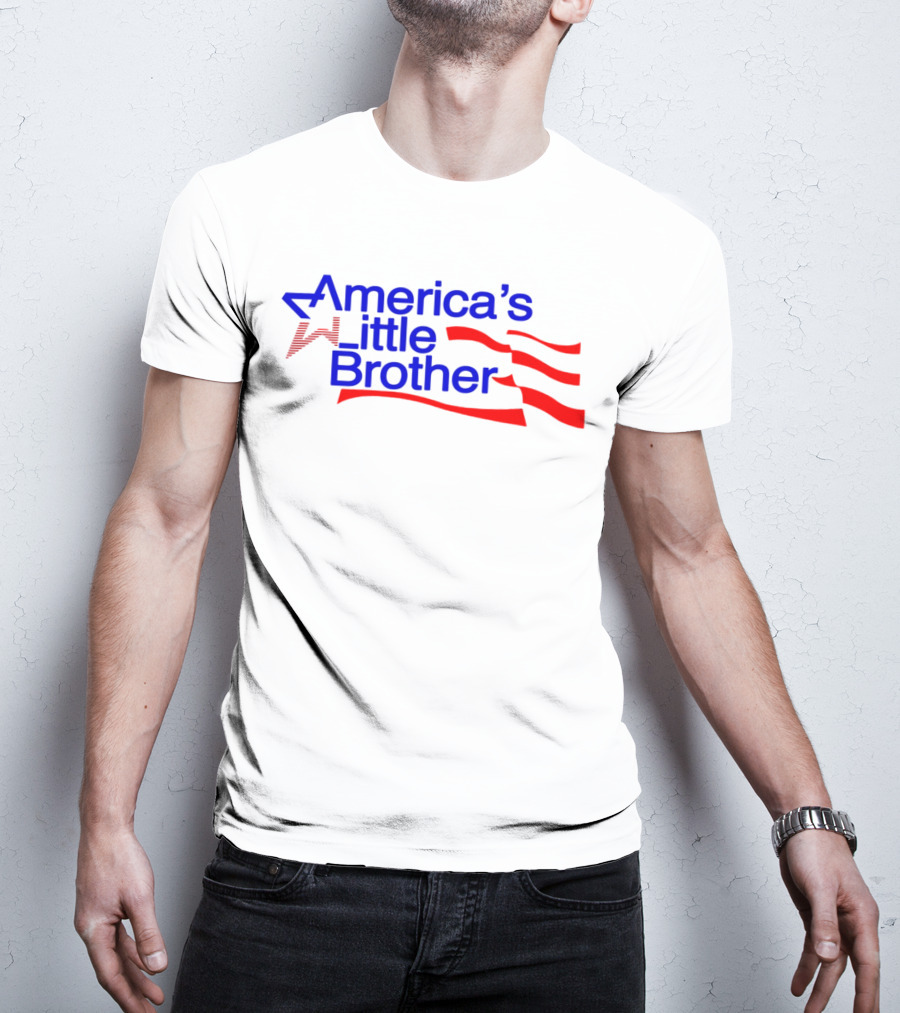 America’s Little Brother Star And Stripes T-Shirt