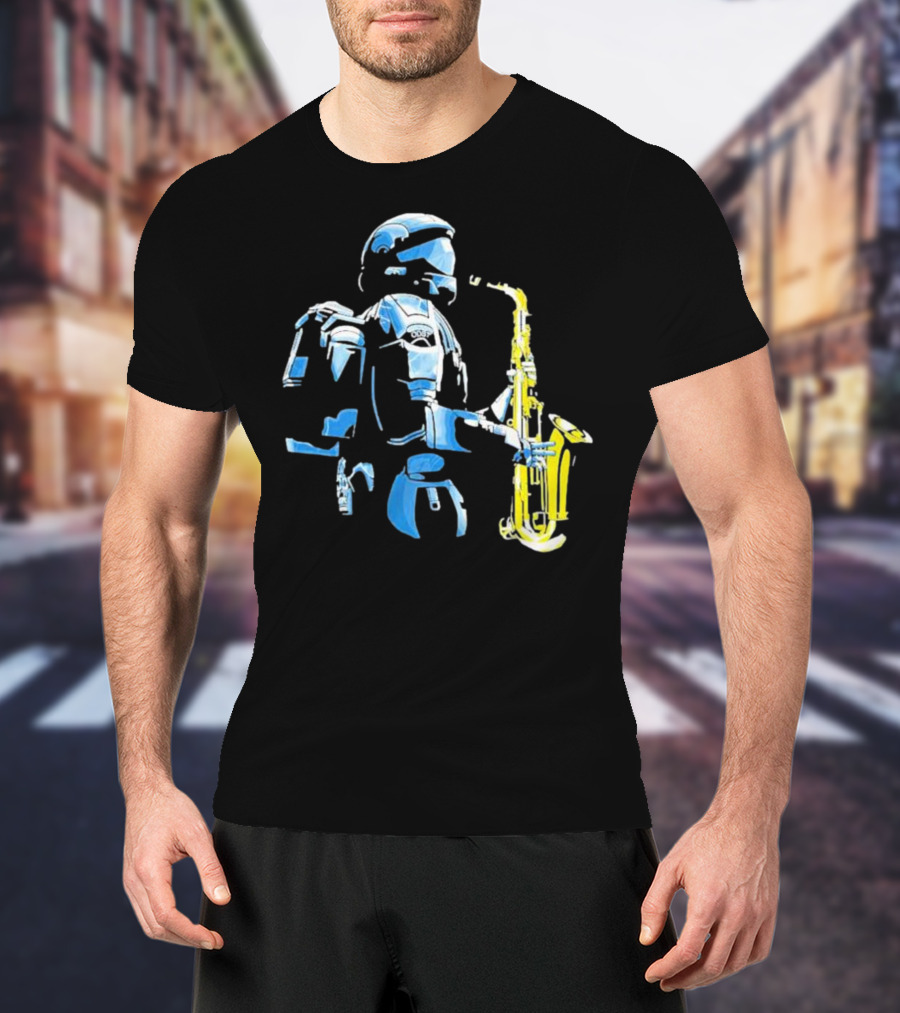 Halo 3 ODST Soldier Playing Saxophone T-Shirt