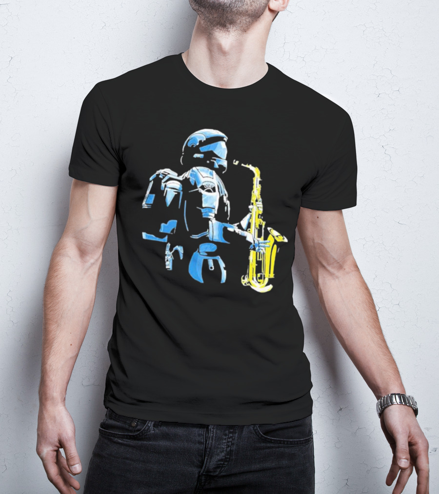 Halo 3 ODST Soldier Playing Saxophone T-Shirt