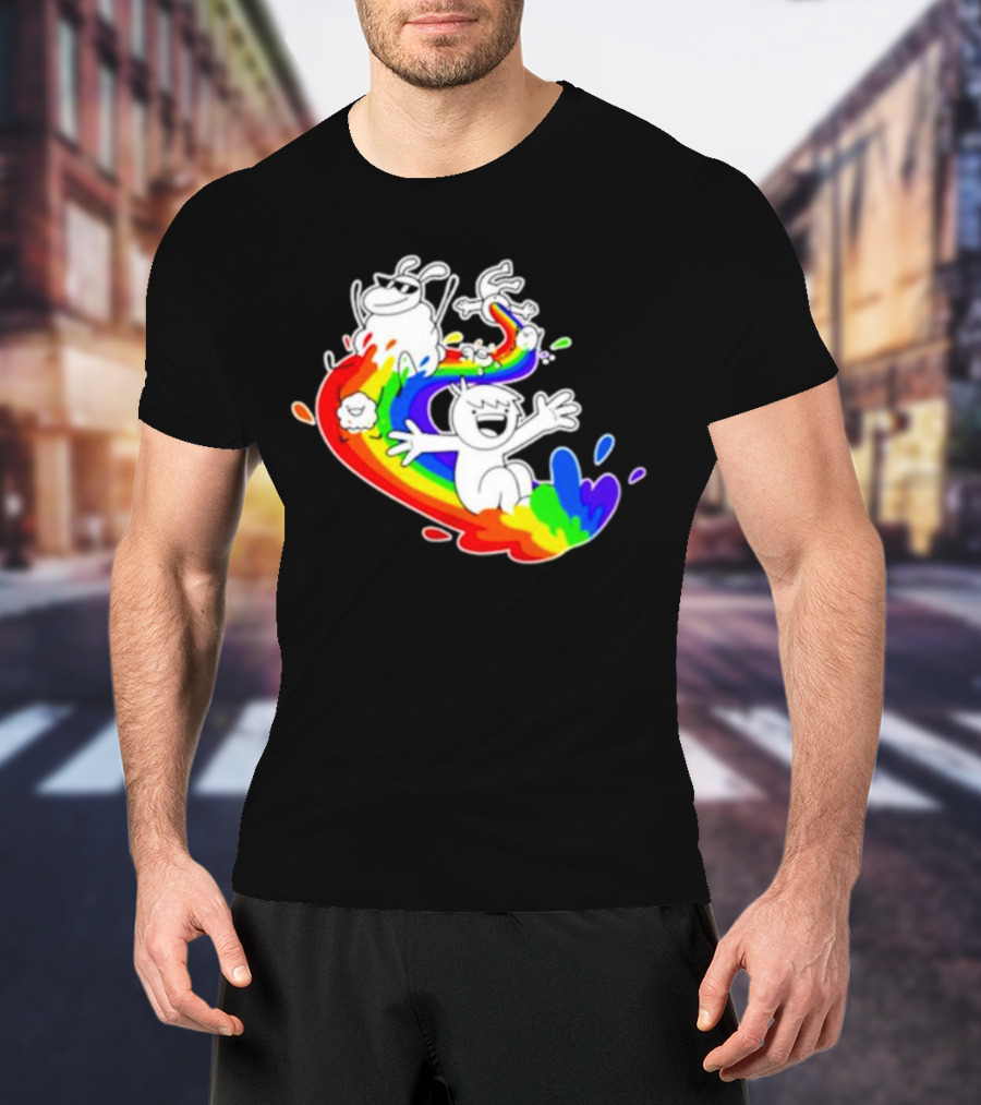 Pride Flavour Rainbow Ride Characters Limited Run T-Shirt