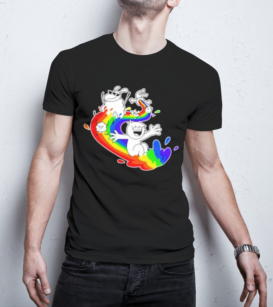 Pride Flavour Rainbow Ride Characters Limited Run T-Shirt