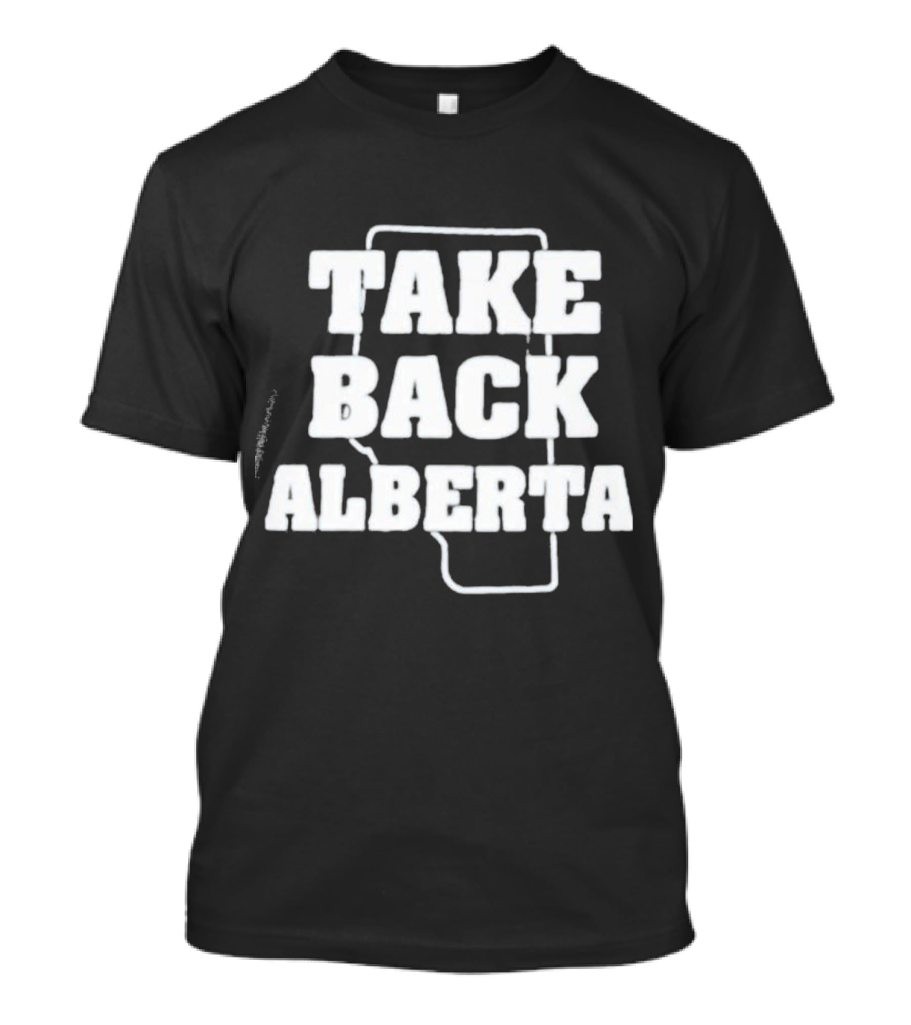 Take Back Alberta Map Outline T-Shirt