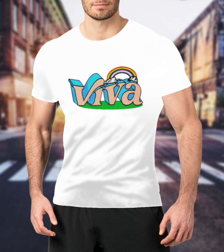 Viva La Pride Rainbow Clouds T-Shirt