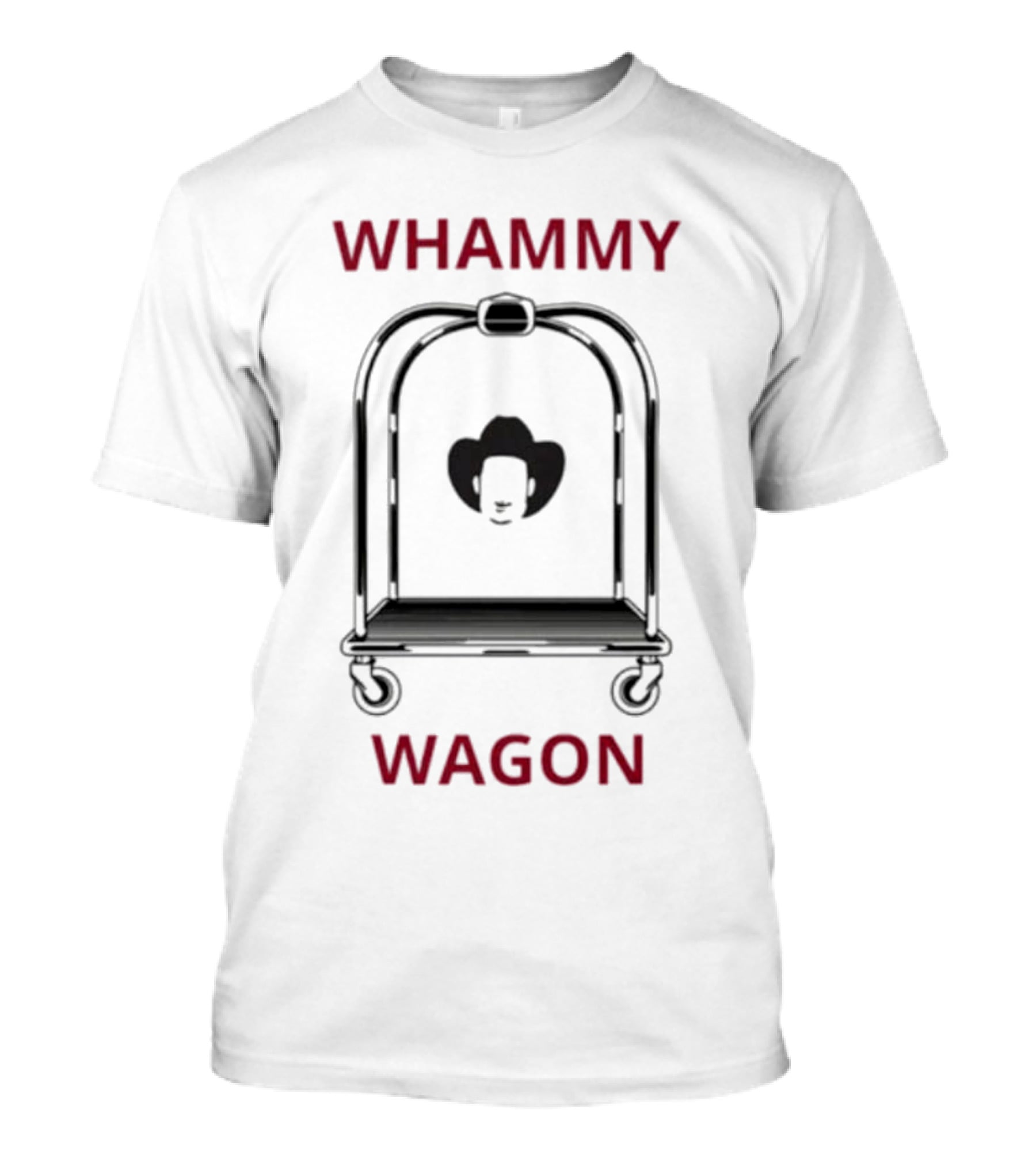 WHAMMY WAGON LUGGAGE CART COWBOY HAT T-Shirt