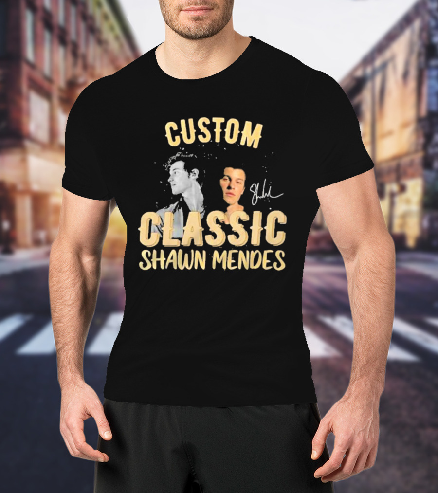 Custom Classic Shawn Mendes Signature T-Shirt