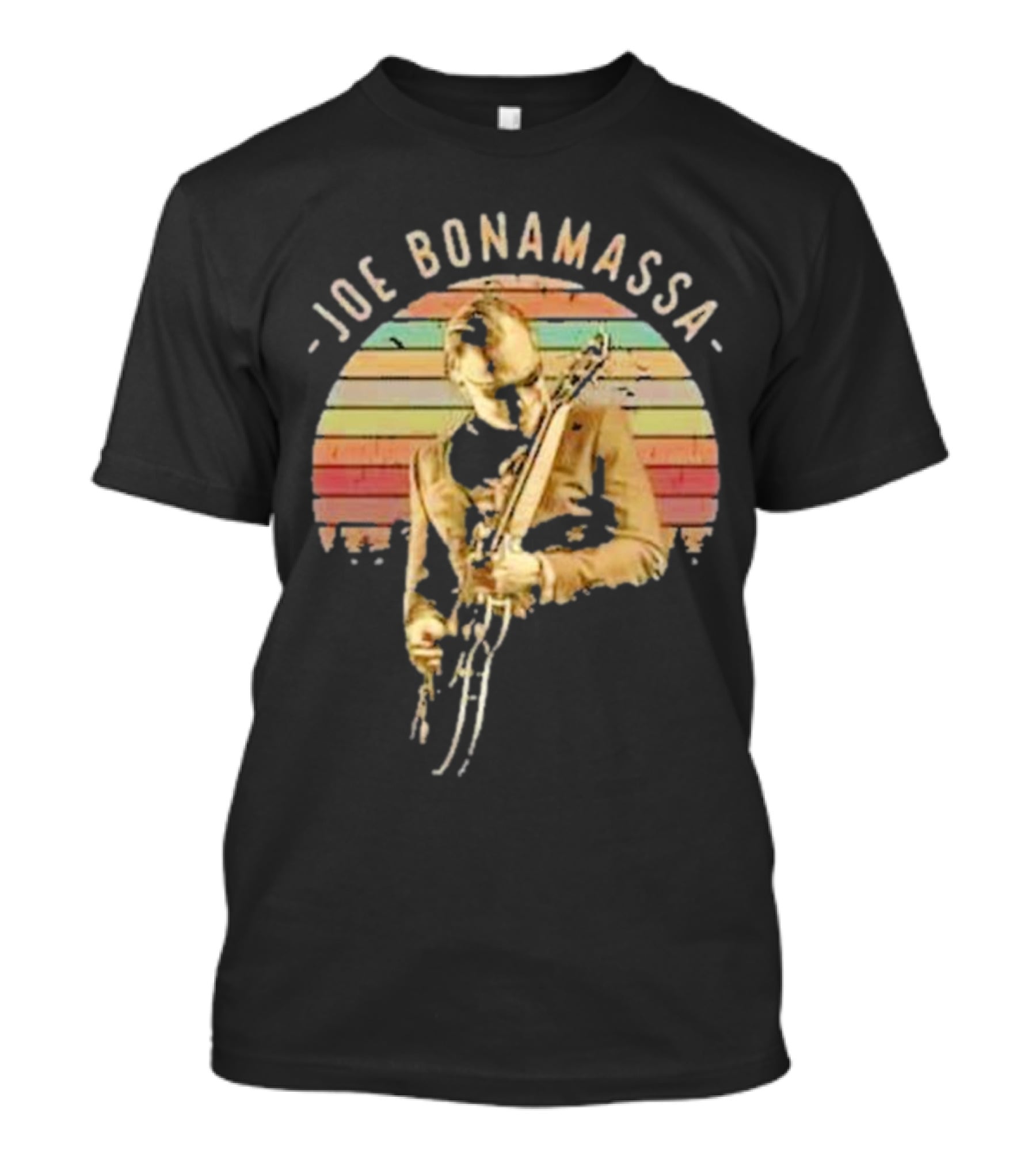 Joe Bonamassa Vintage Sunset Guitar T-Shirt