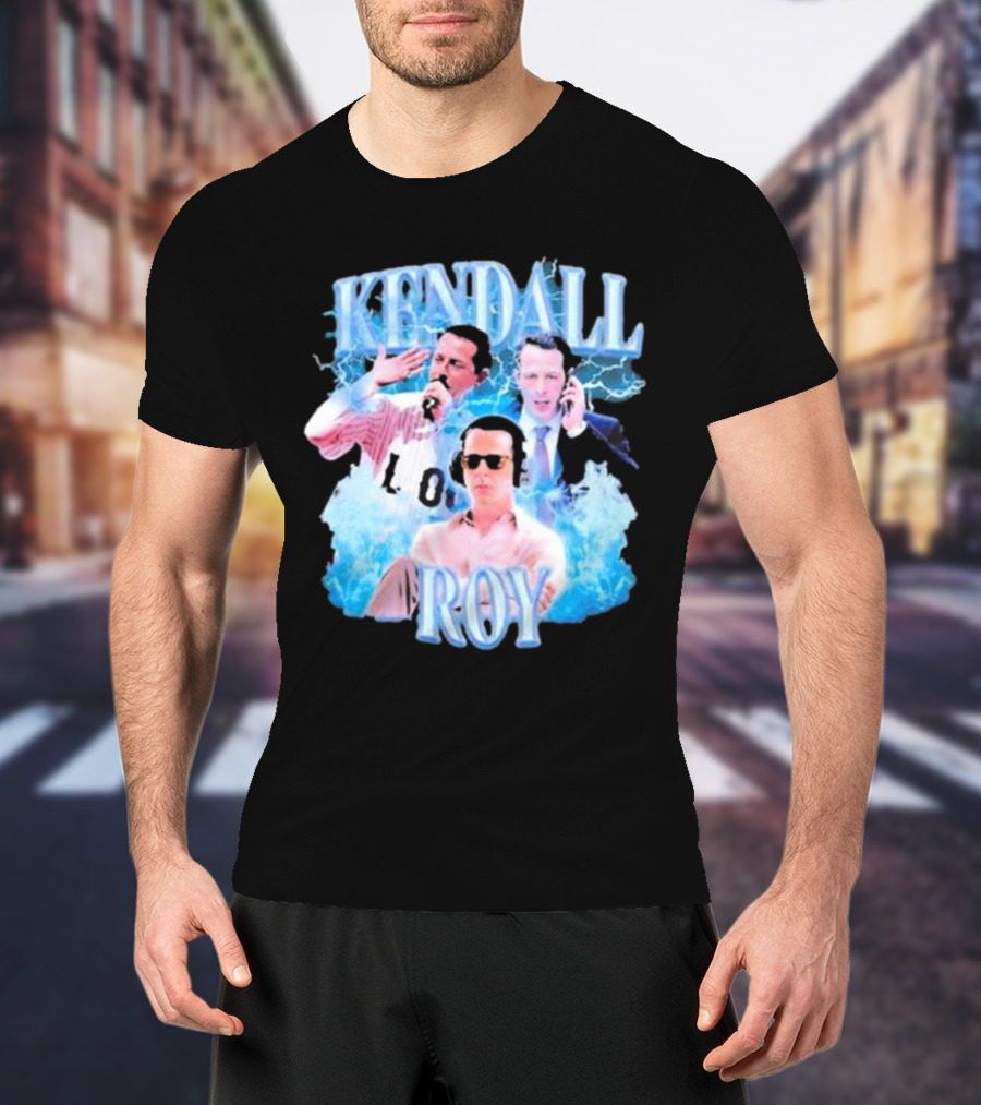 Kendall Roy Disgusting Brothers Iconic Character Moments Electric Blue T-Shirt