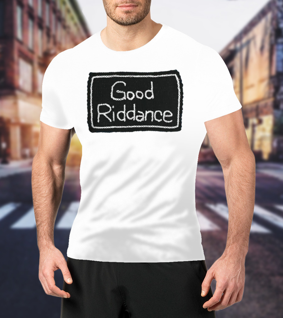 Gracie Abrams Good Riddance Crochet Black Patch T-Shirt