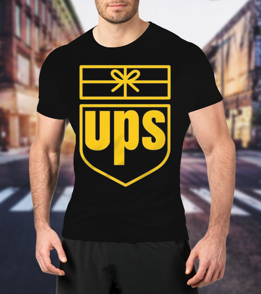 Fat Kid Deals UPS Logo Parody United Parcel Service T-Shirt