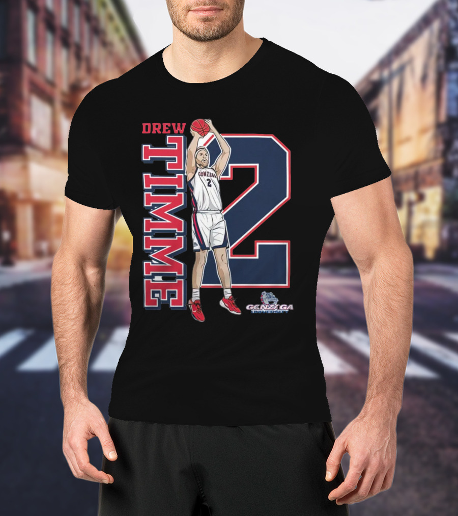Drew Timme Gonzaga Basketball Number 2 Player Gonzaga University T-Shirt