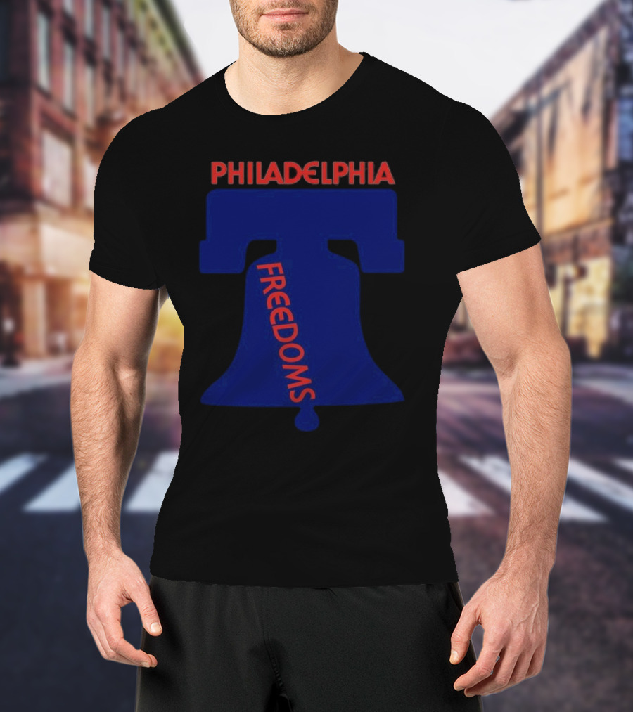 Philadelphia Freedoms Liberty Bell T-Shirt