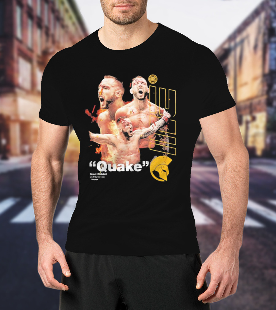 Brad Riddell Quake One City Kickboxing Image T-Shirt