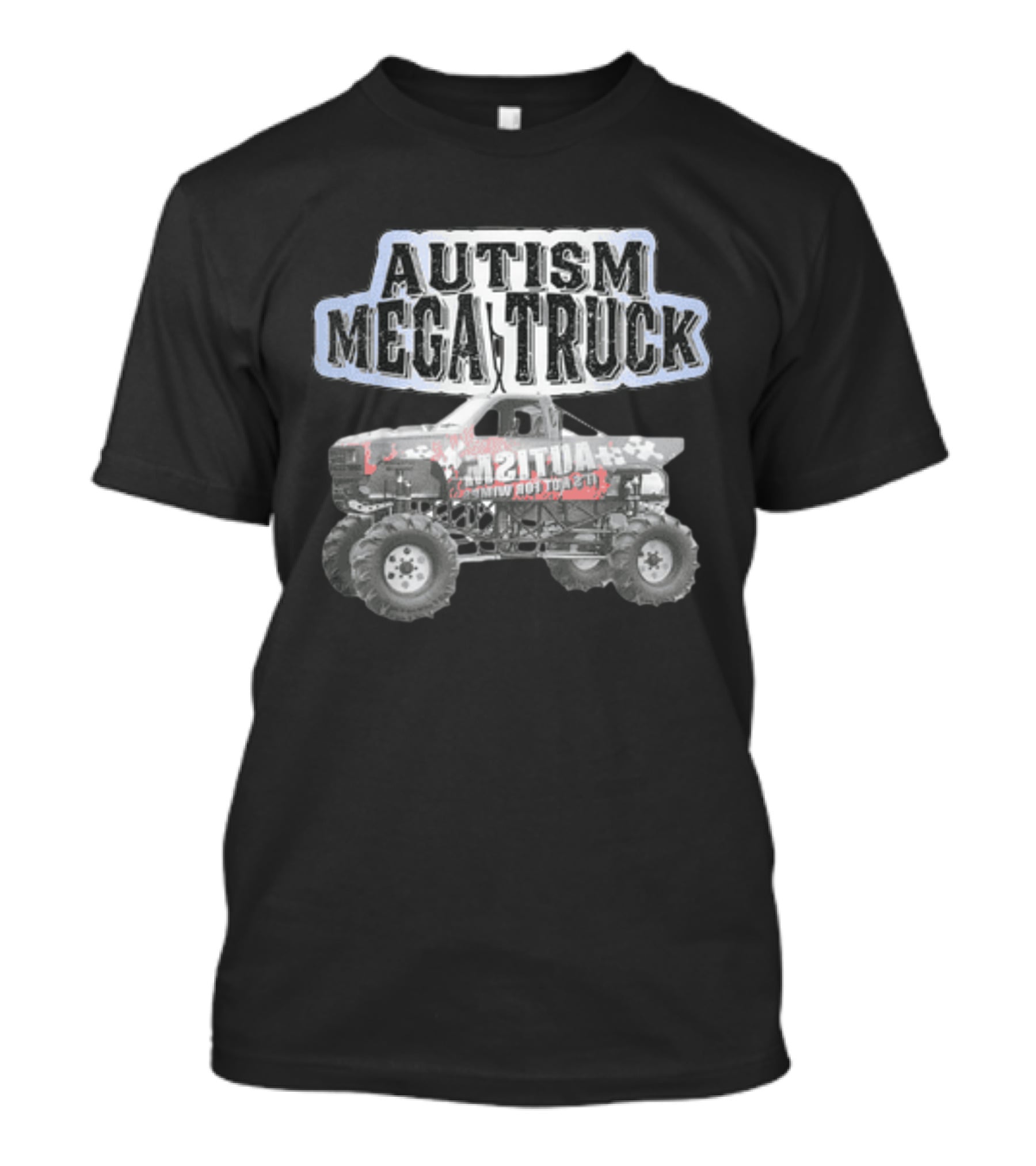 AUTISM MEGA TRUCK MONSTER TRUCK AUTISM AWARENESS T-Shirt
