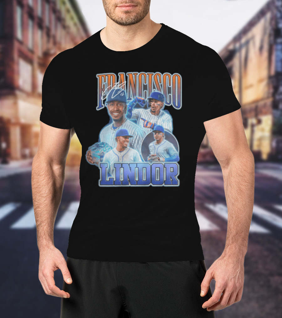 Francisco Lindor Signature Series Baseball Player T-Shirt