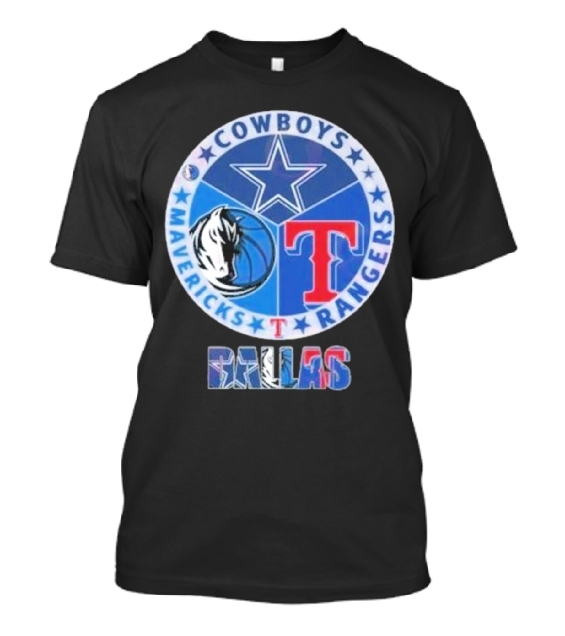 Dallas Cowboys Mavericks Rangers T-Shirt