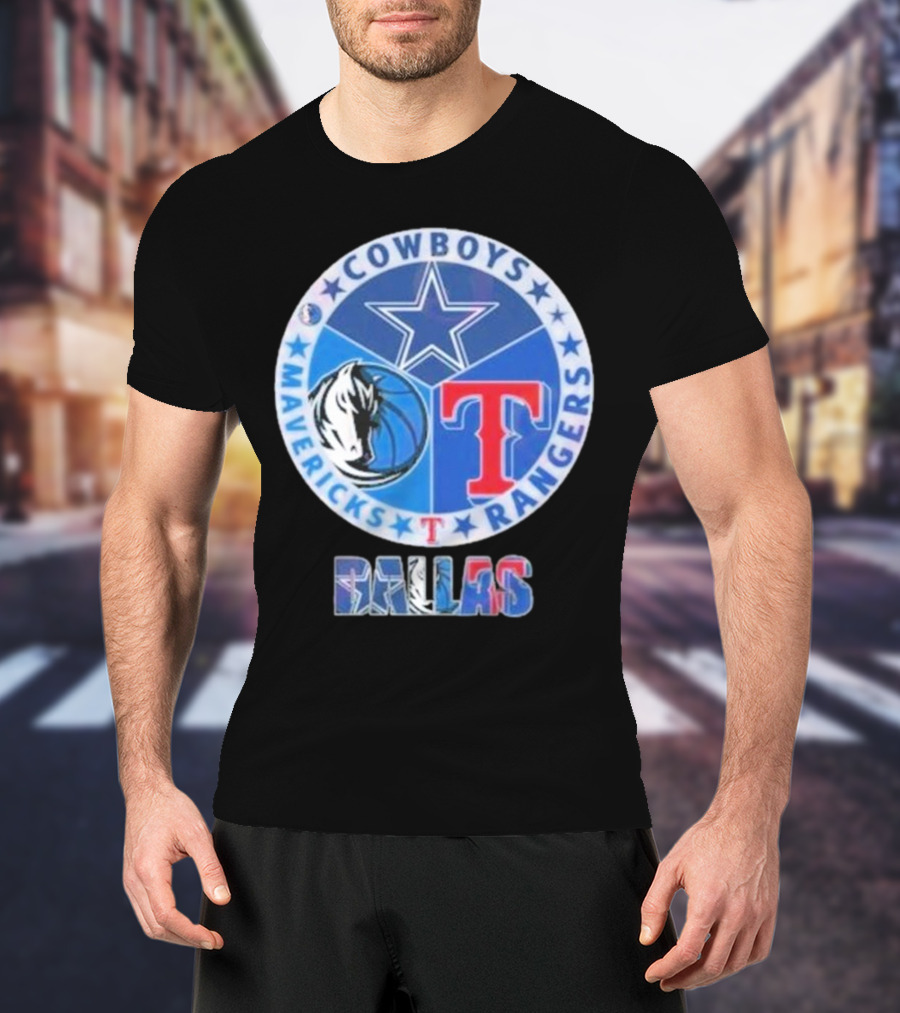 Dallas Cowboys Mavericks Rangers T-Shirt