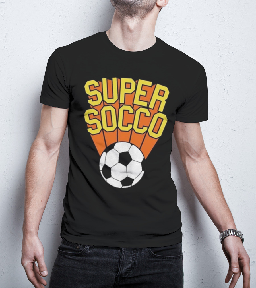 Super Socco Soccer Ball Burst T-Shirt