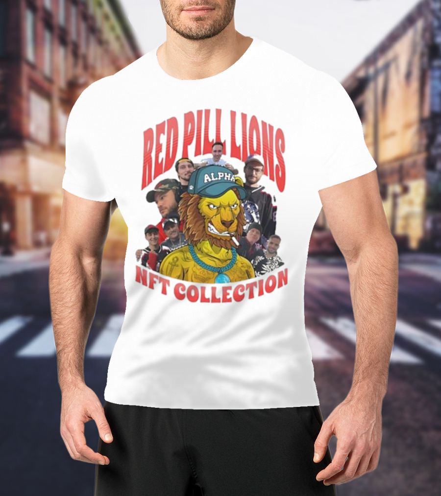 Red Pill Lions NFT Collection Alpha T-Shirt