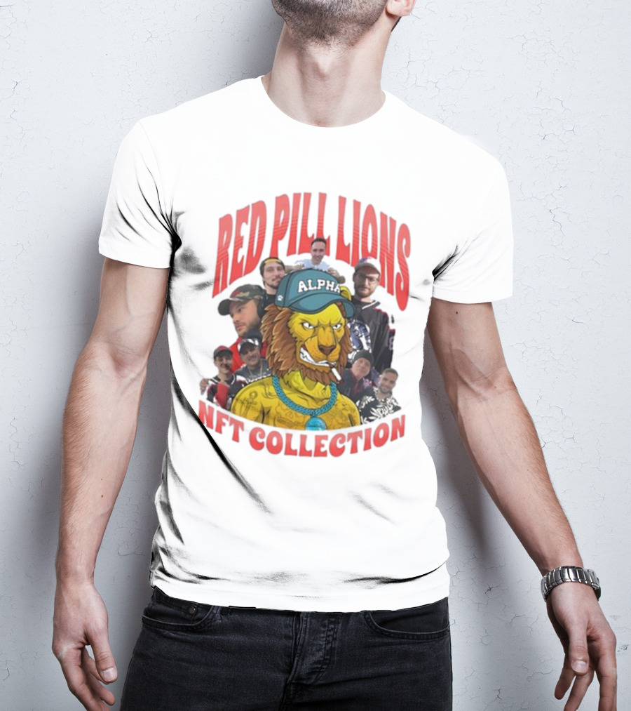 Red Pill Lions NFT Collection Alpha T-Shirt