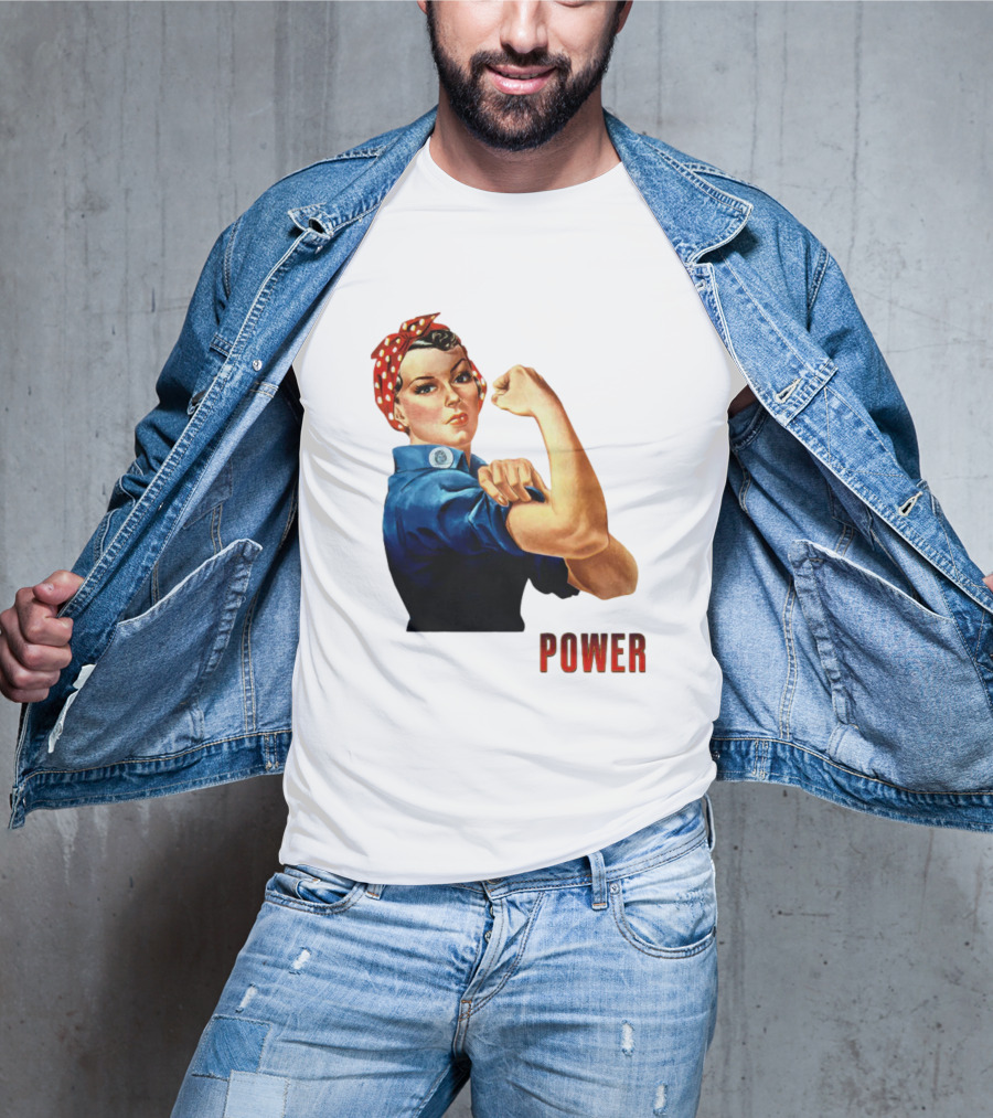 Rosie The Riveter Woman Power T-Shirt