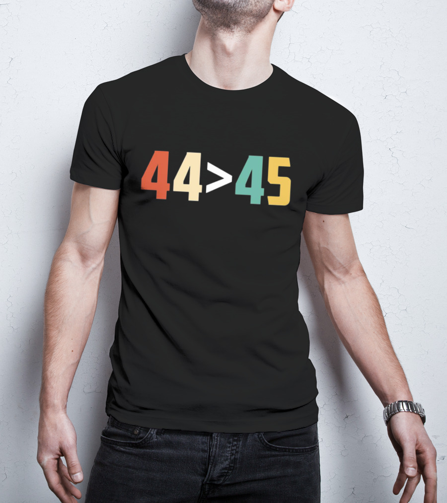 44 Greater Than 45 Retro Colors T-Shirt