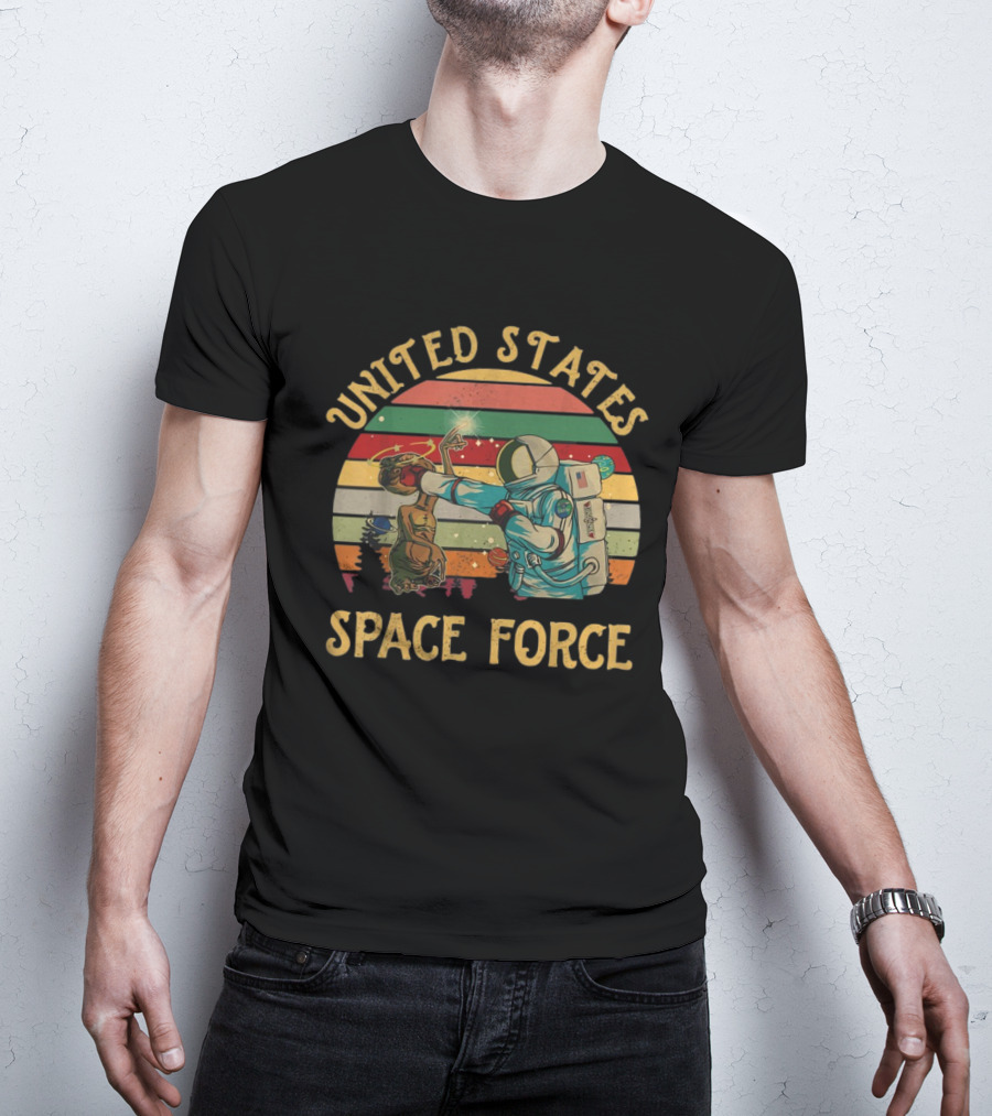 United States Space Force Alien Astronaut Encounter T-Shirt