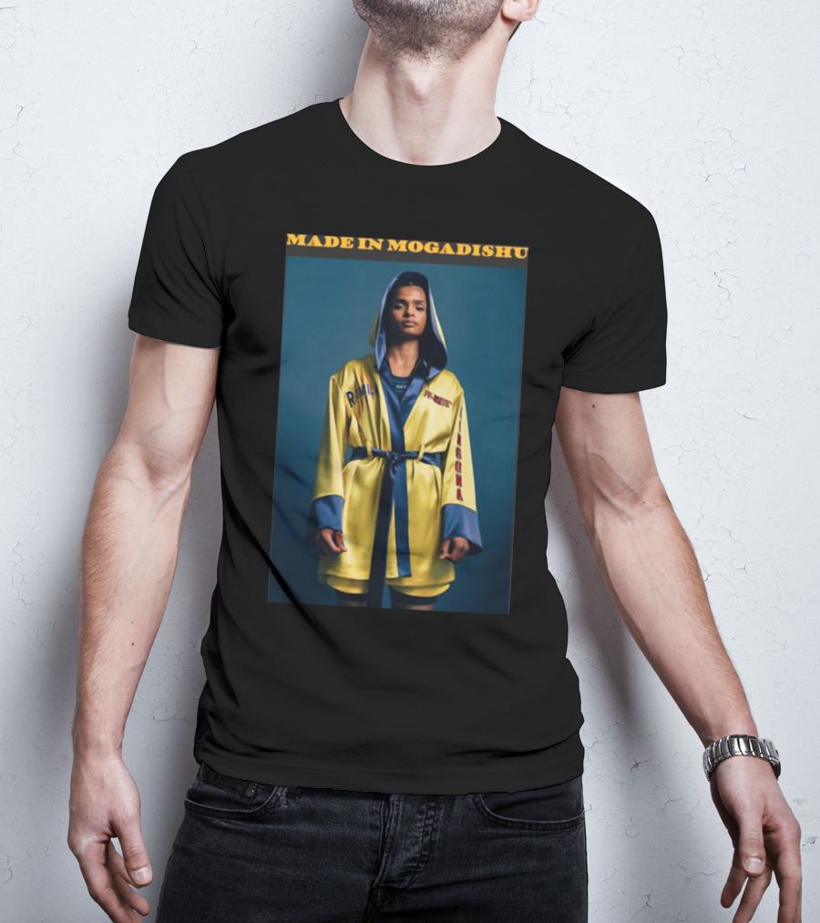 Made In Mogadishu Boxing Robe DAZN Athlete Promo T-Shirt