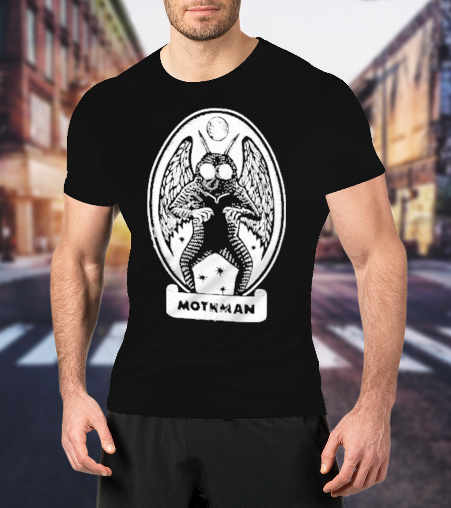 Emery Mothman Celestial Frame T-Shirt