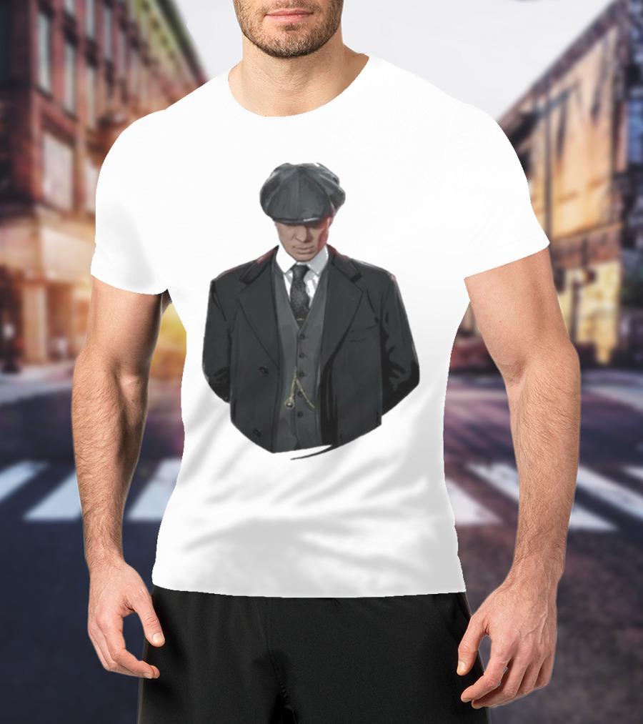 Peaky Blinders Thomas Shelby Suit And Cap Iconic T-Shirt