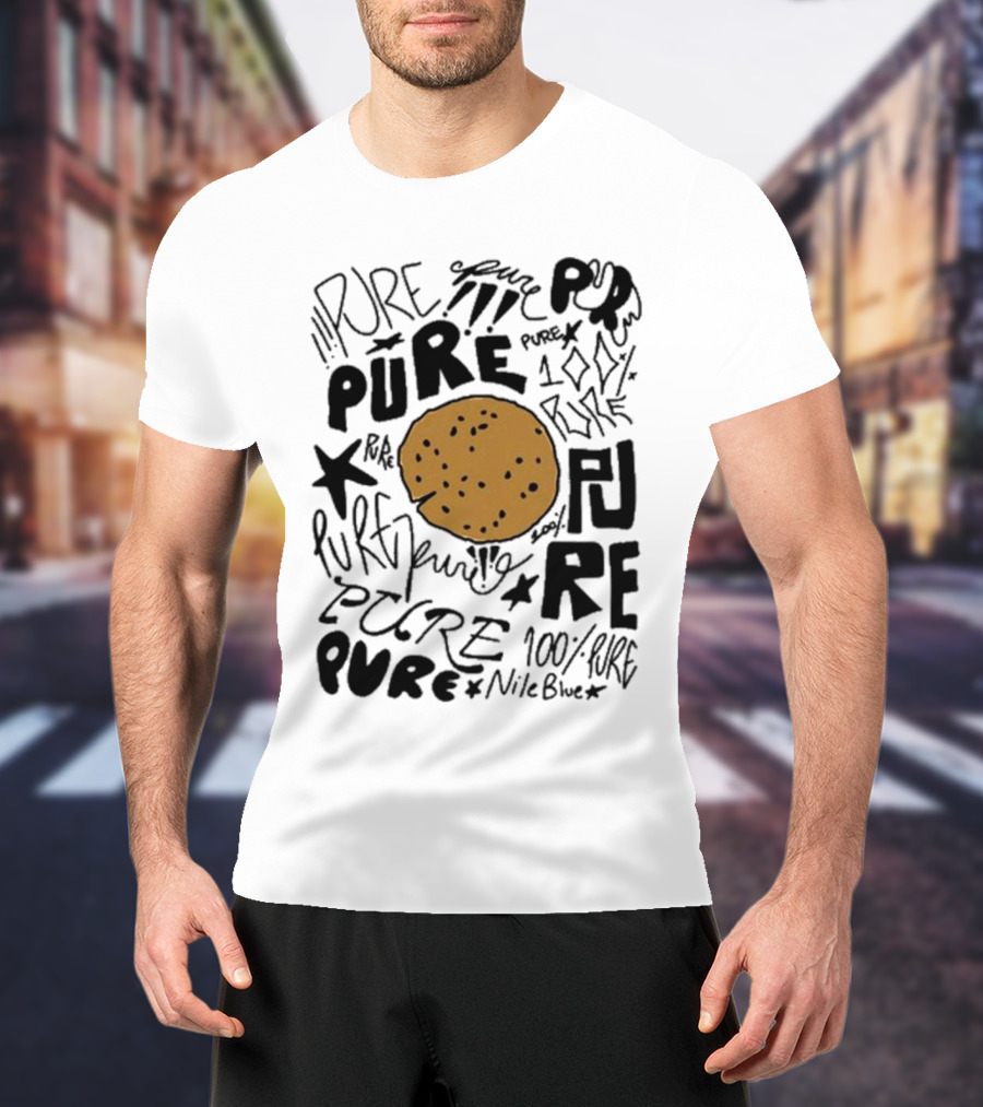 NileBlue Cookie Pure 100% Pure Pure Pure T-Shirt