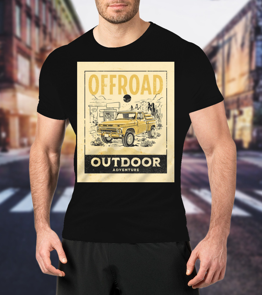 Offroad Outdoor Adventure Pickup Truck T-Shirt
