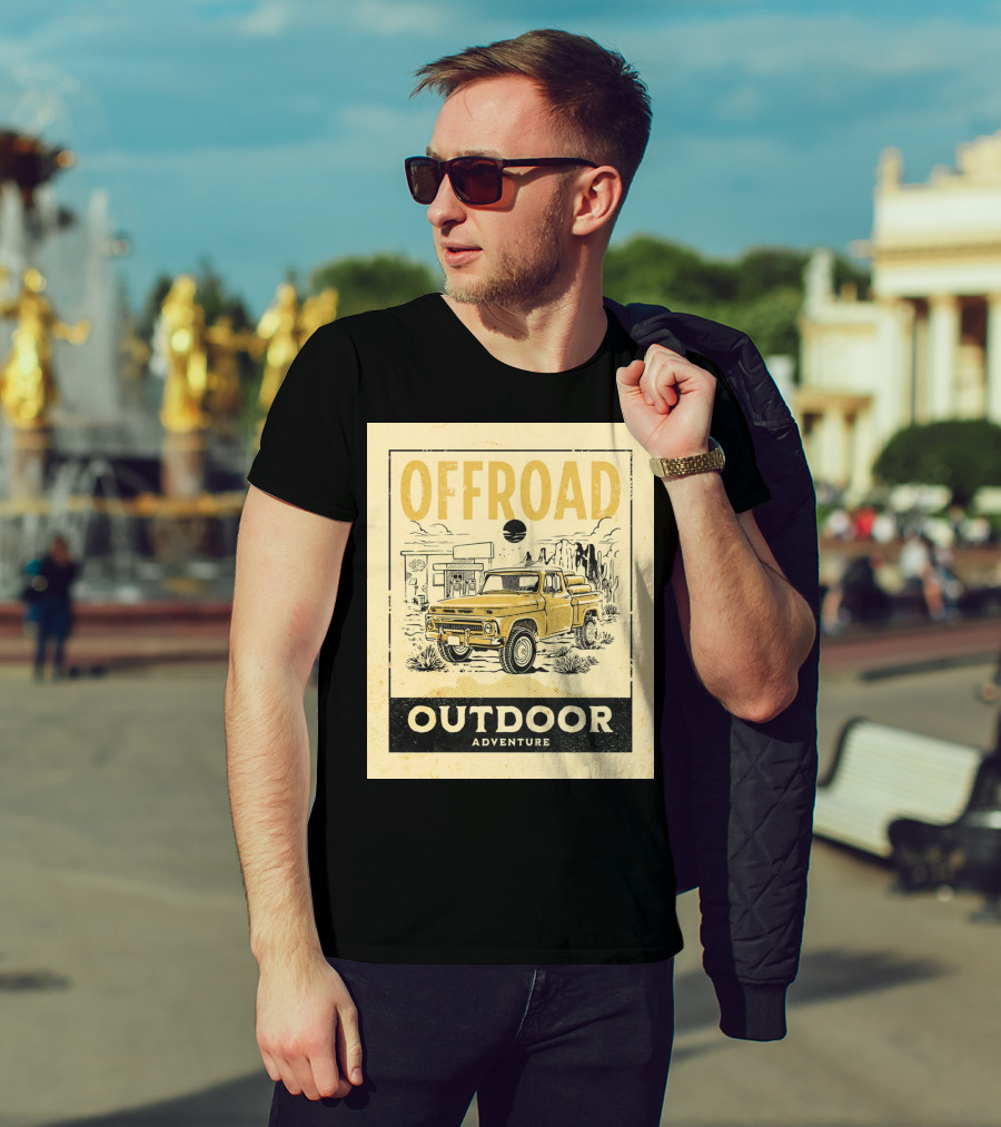Offroad Outdoor Adventure Pickup Truck T-Shirt