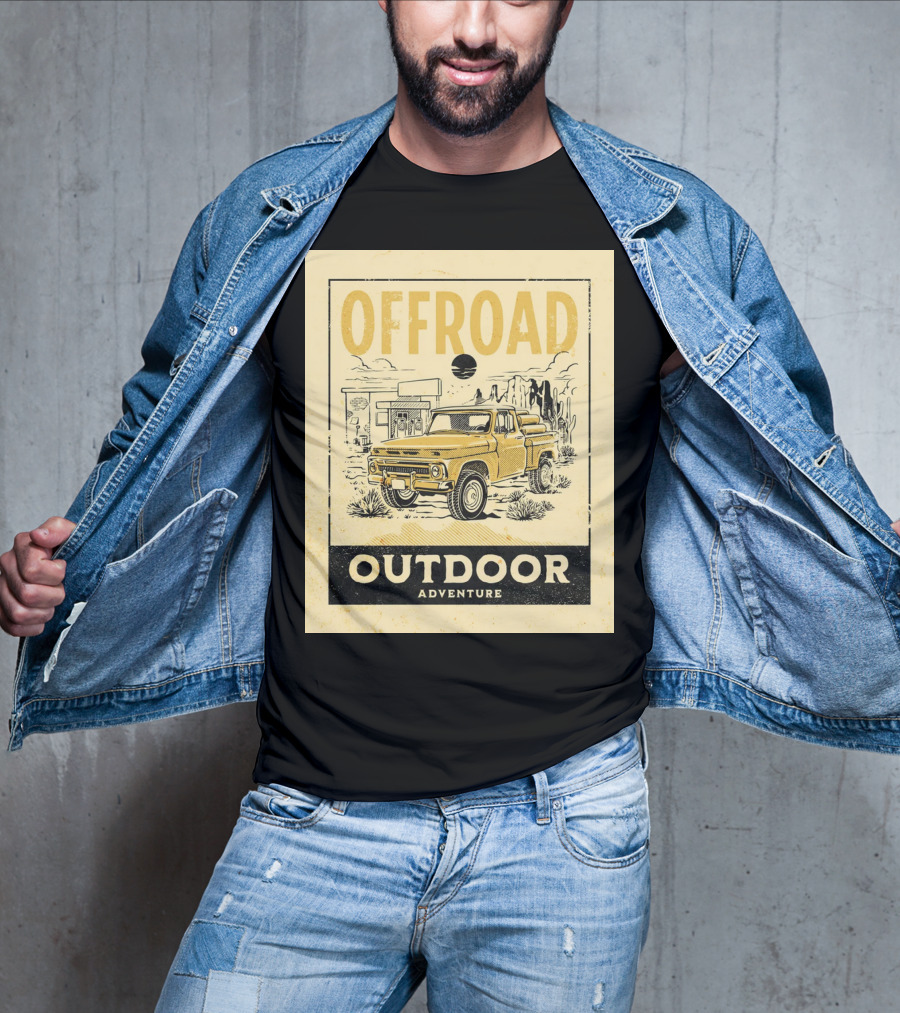 Offroad Outdoor Adventure Pickup Truck T-Shirt