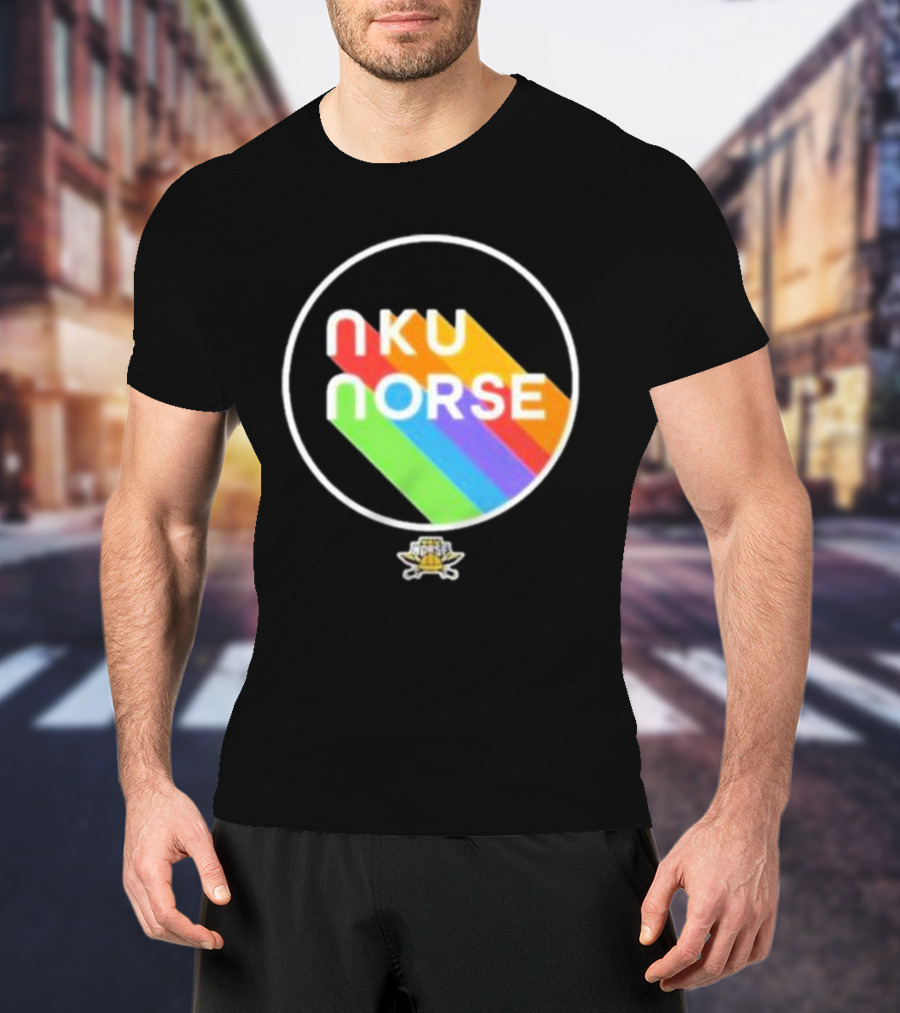 Nku Norse Rainbow Circle Pride T-Shirt