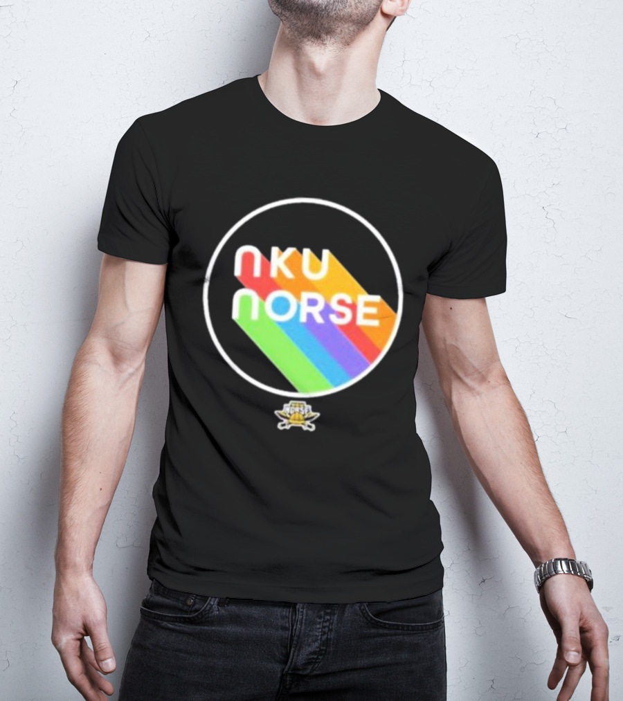 Nku Norse Rainbow Circle Pride T-Shirt