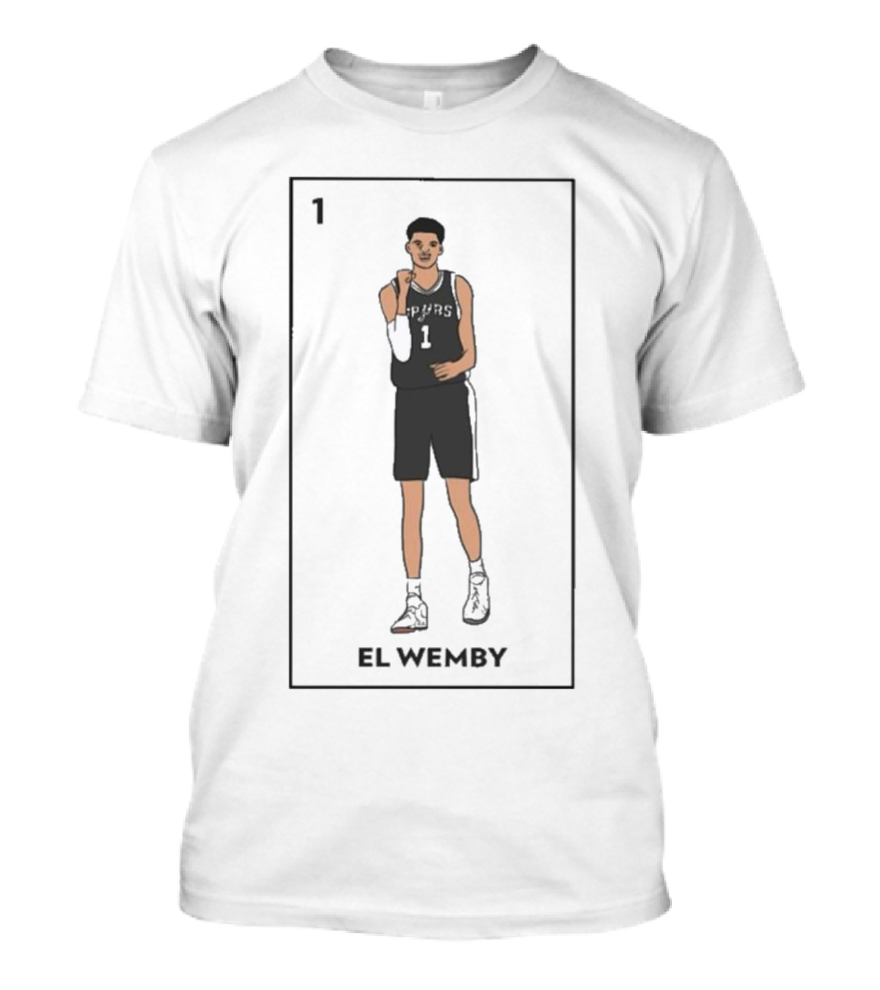 El Wemby Loteria Spurs 1 T-Shirt