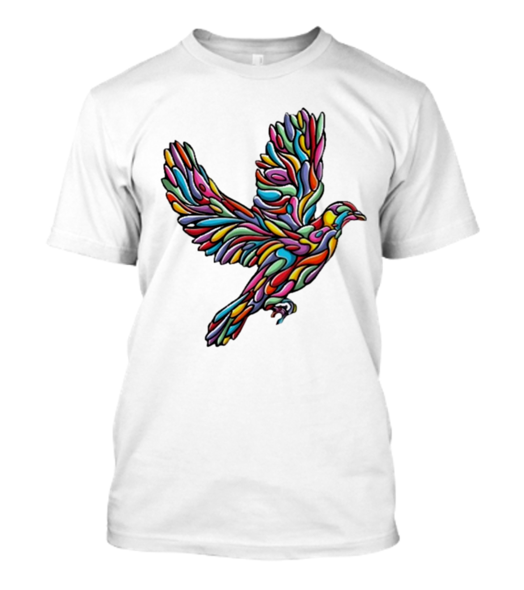 Glenside Local Solidarity Multicolored Dove T-Shirt
