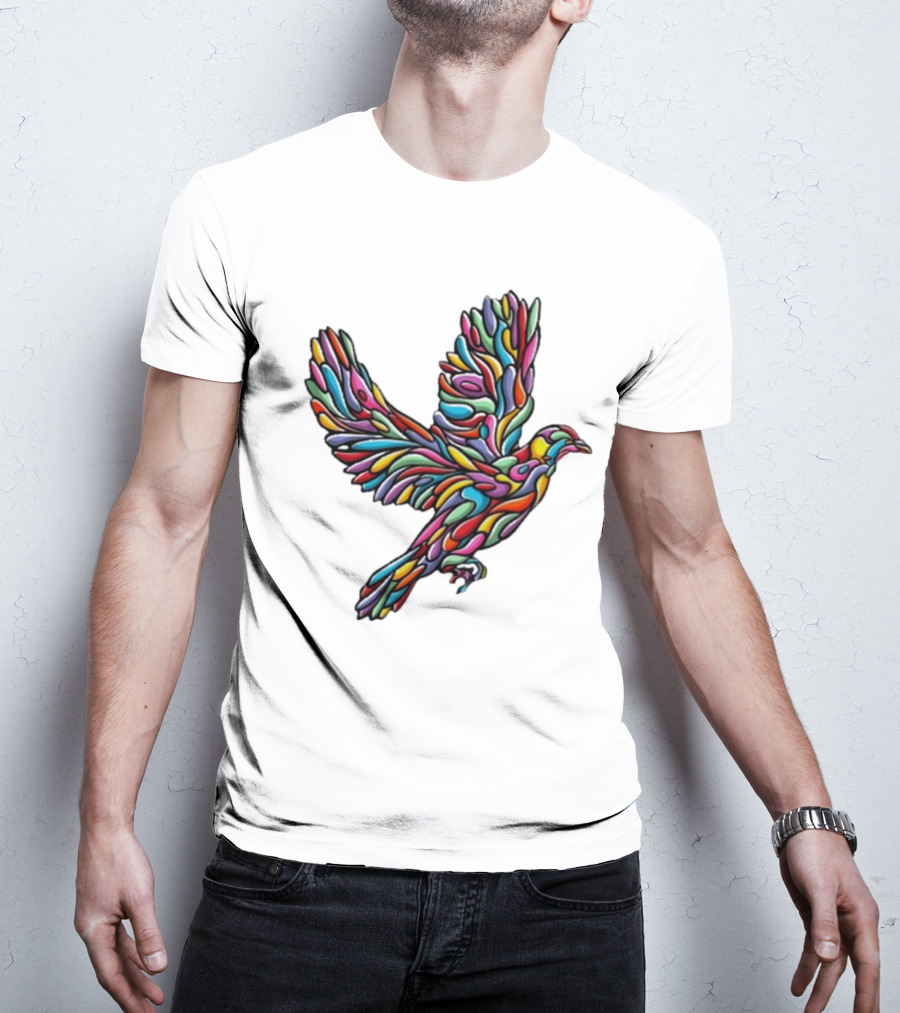 Glenside Local Solidarity Multicolored Dove T-Shirt