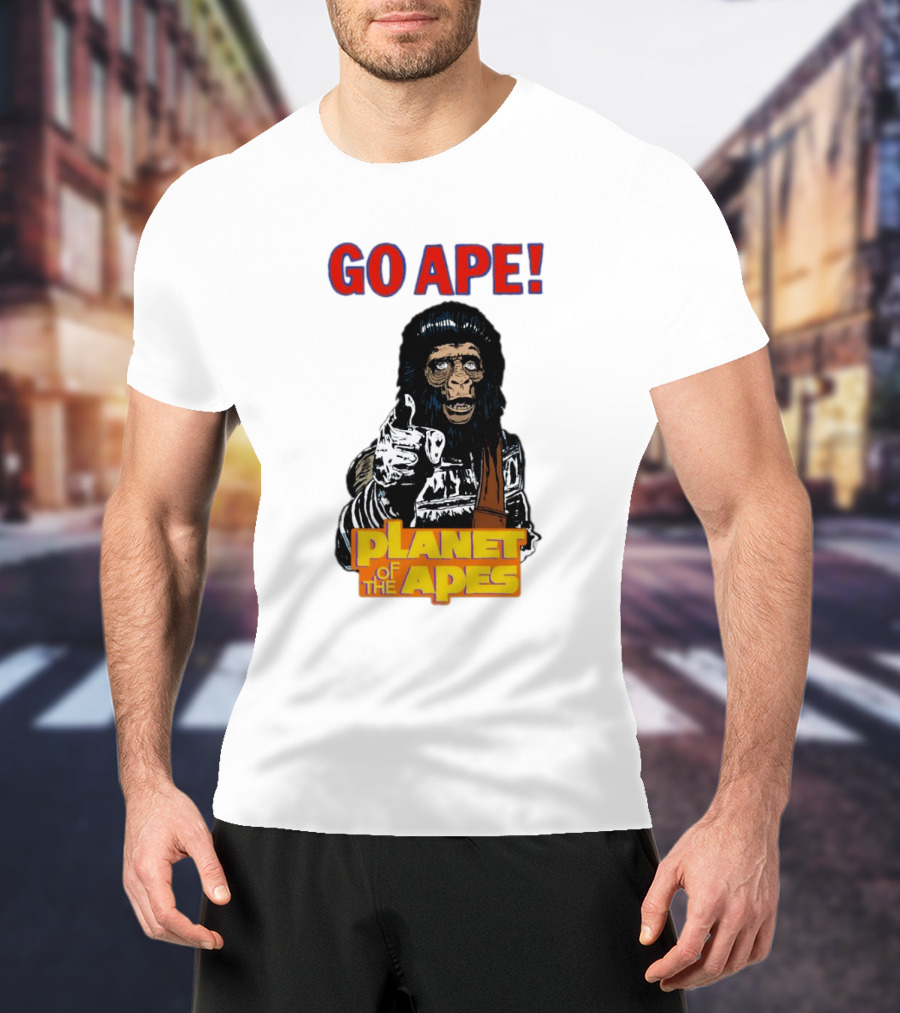 Go Ape Planet Of The Apes Iconic Mashup T-Shirt