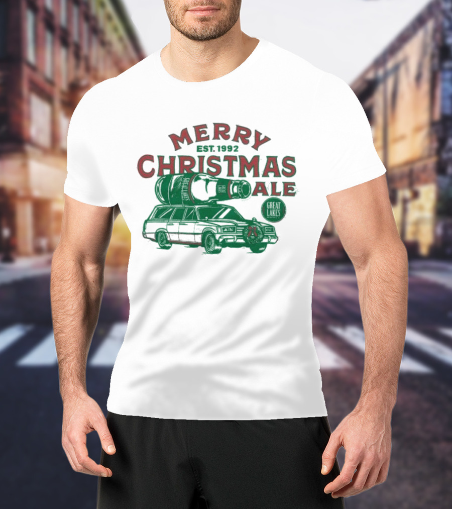 Merry Christmas Ale Great Lakes Brewing Co. Est. 1992 Car T-Shirt