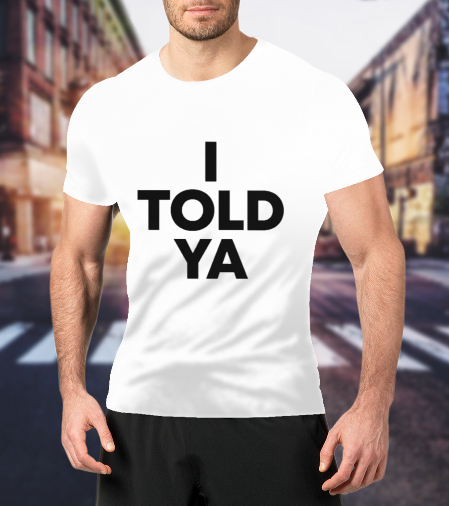 Zendaya Wearing I Told Ya T-Shirt