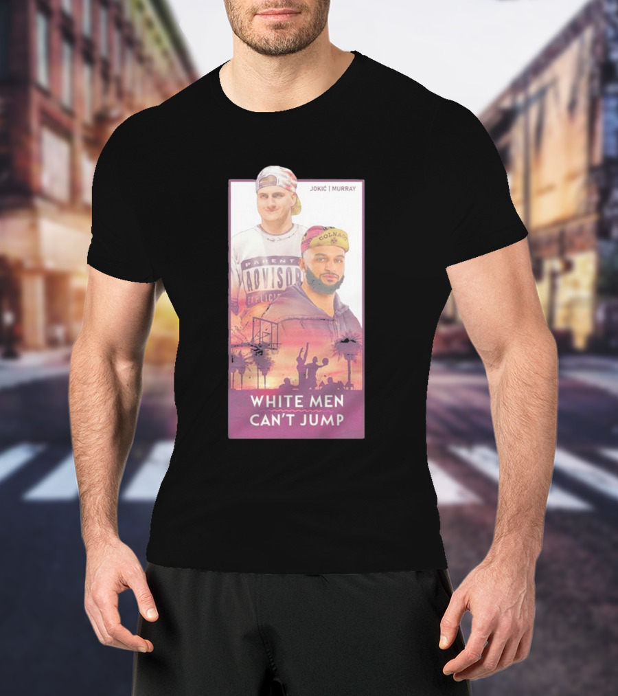 Jokic Murray White Men Can’t Jump Lurk T-Shirt