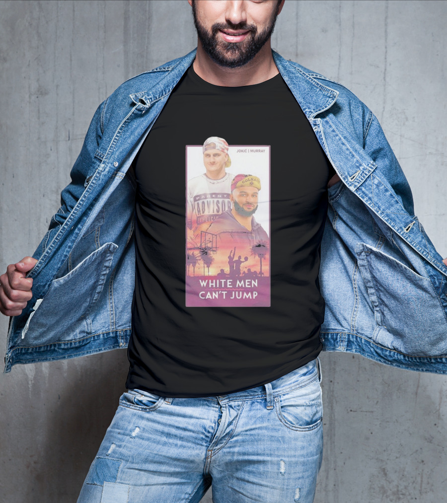Jokic Murray White Men Can’t Jump Lurk T-Shirt