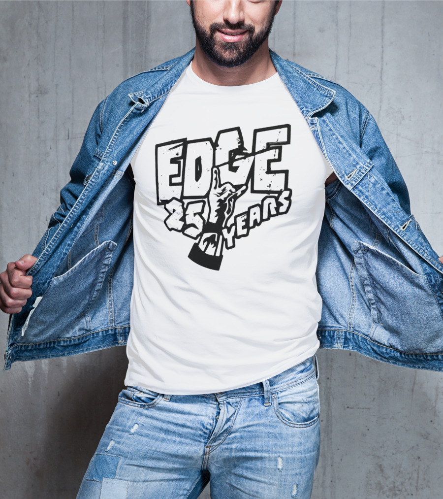 Edge 25 Years Rock Hand Gesture T-Shirt