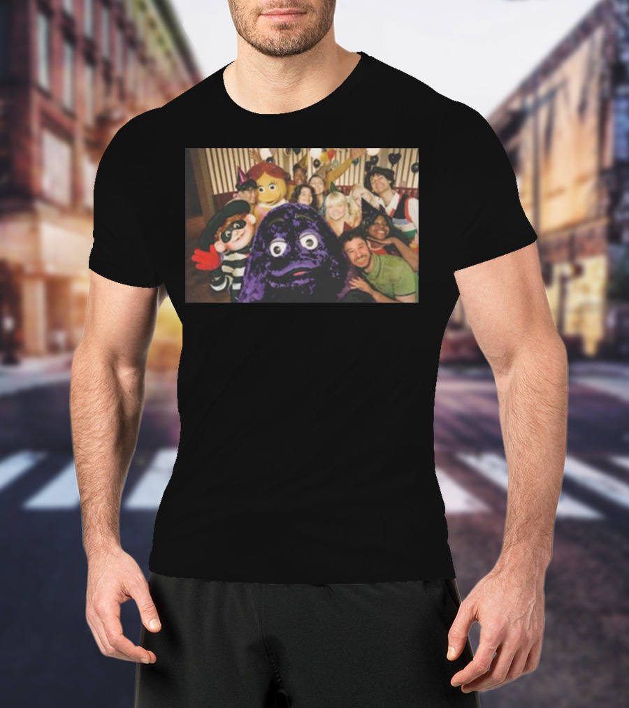 Hbd Funny Face Grimace McDonald's T-Shirt