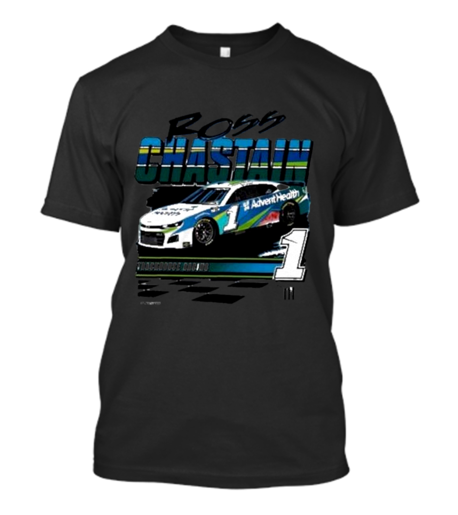 Ross Chastain AdventHealth Trackhouse Racing Number 1 NASCAR T-Shirt